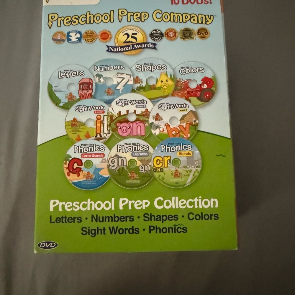 Preschool Prep Company Kids One Piece DVD Set
